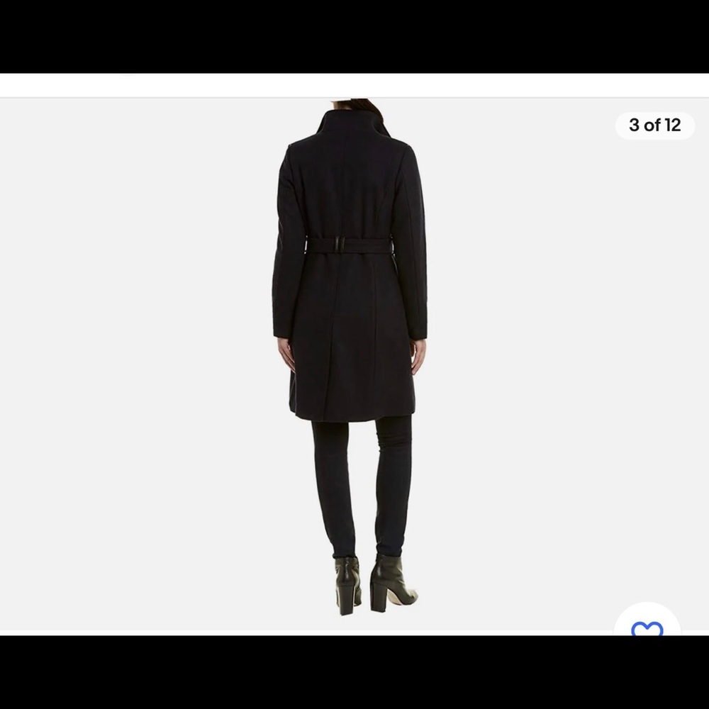 Cole Haan Wool Blend Coat - Picture 4 of 6